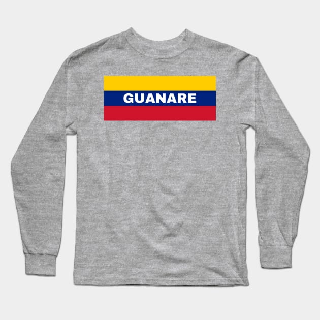 Guanare City in Venezuelan Flag Colors Long Sleeve T-Shirt by aybe7elf